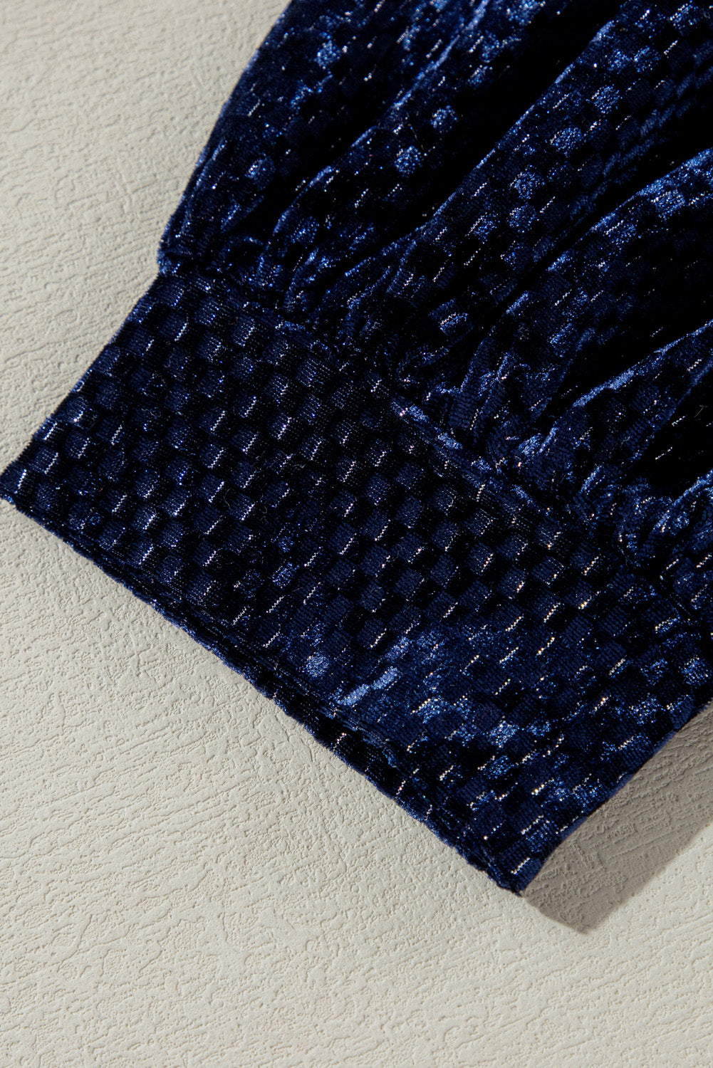 Velvet Tiered Buttons Tiered Dress