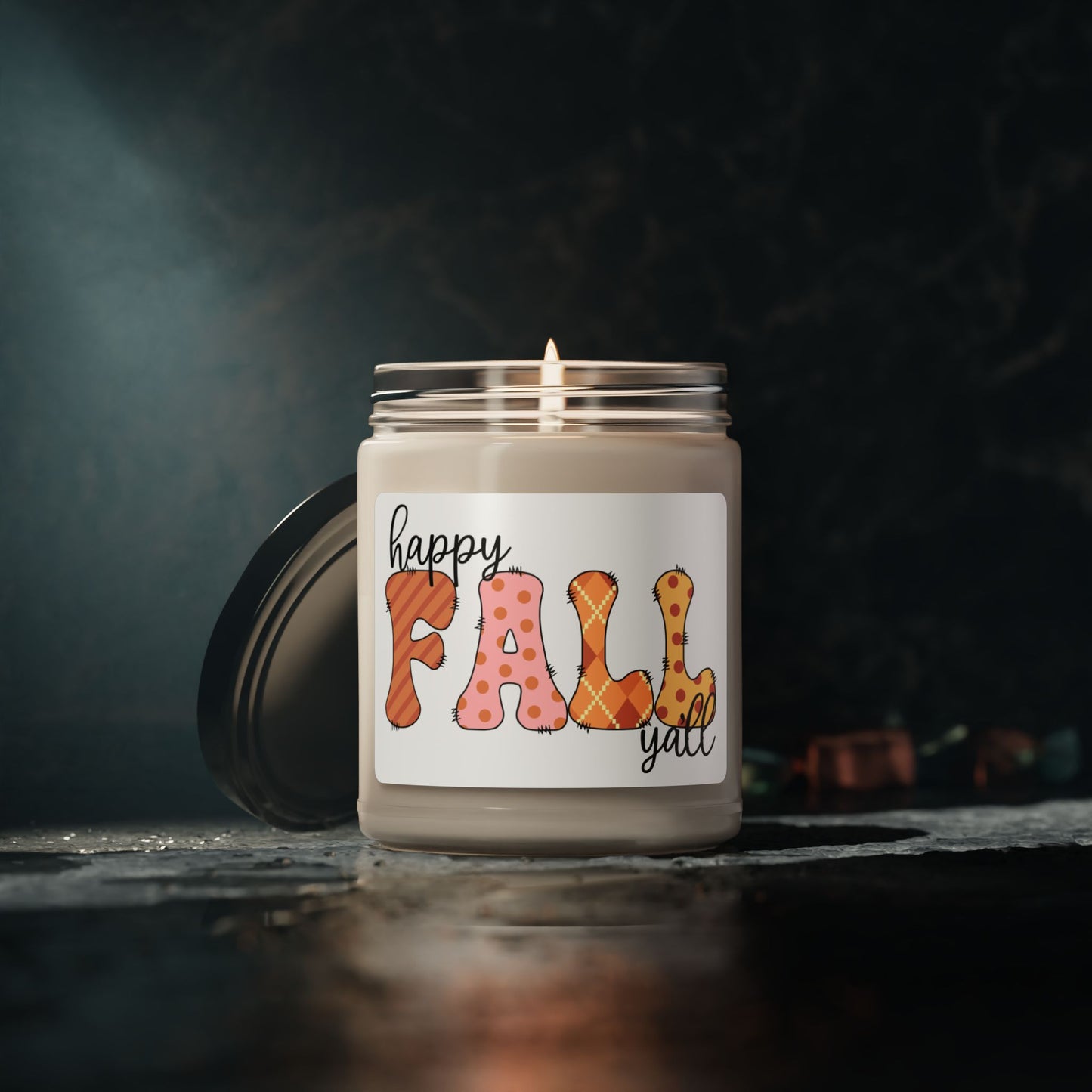 Scented Candle | Happy Fall Yall