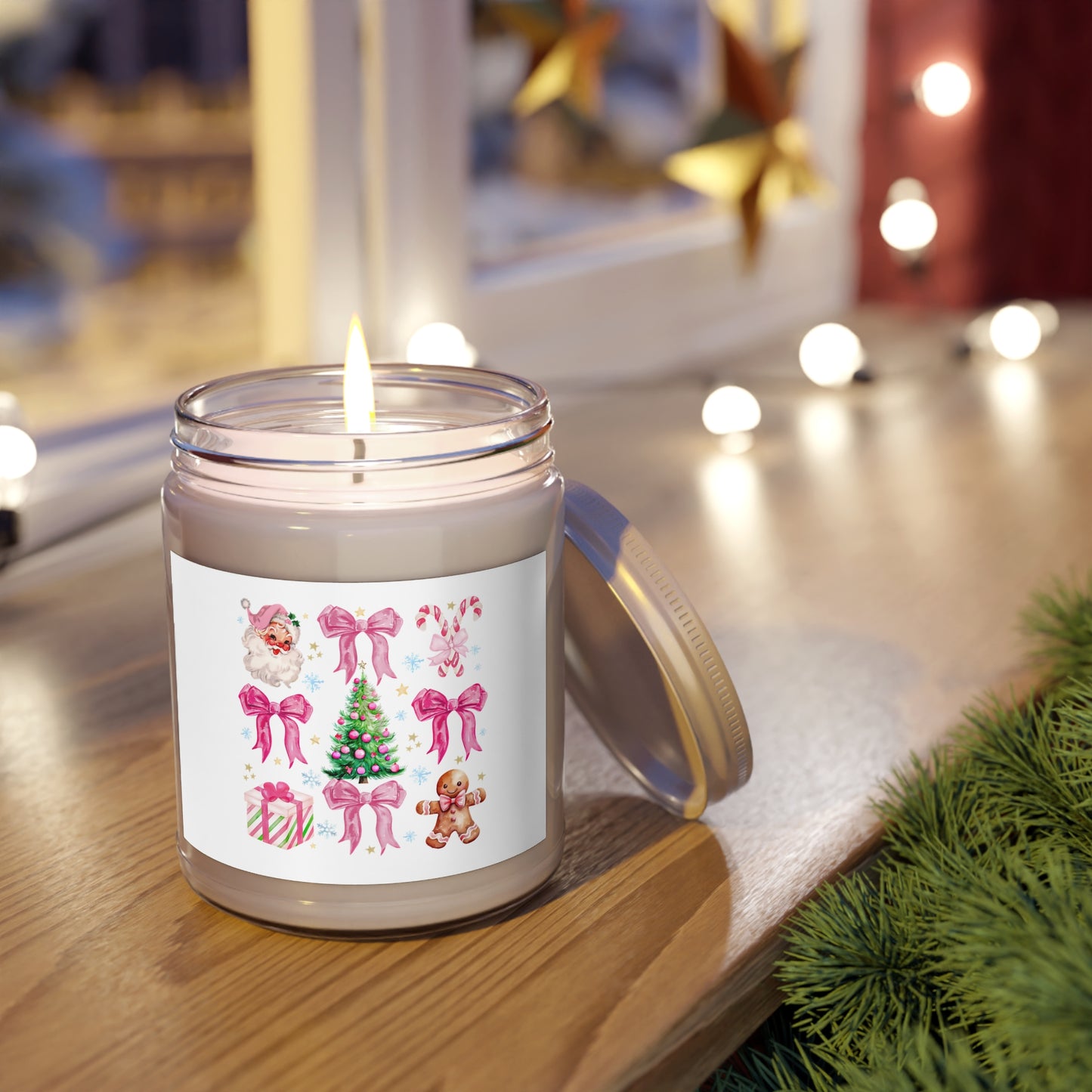 Scented Candles | Pink Holiday Christmas