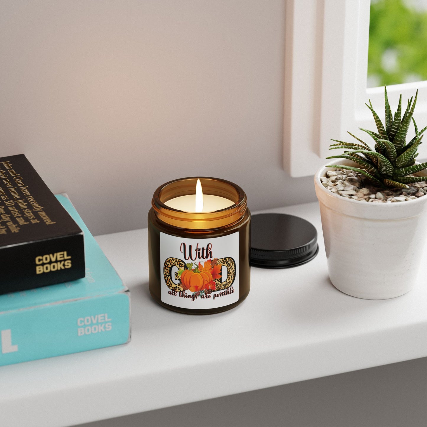 Scented Candle | With God All Things Are Possible