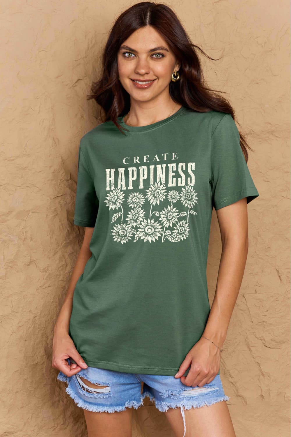 CREATE HAPPINESS Graphic Tee