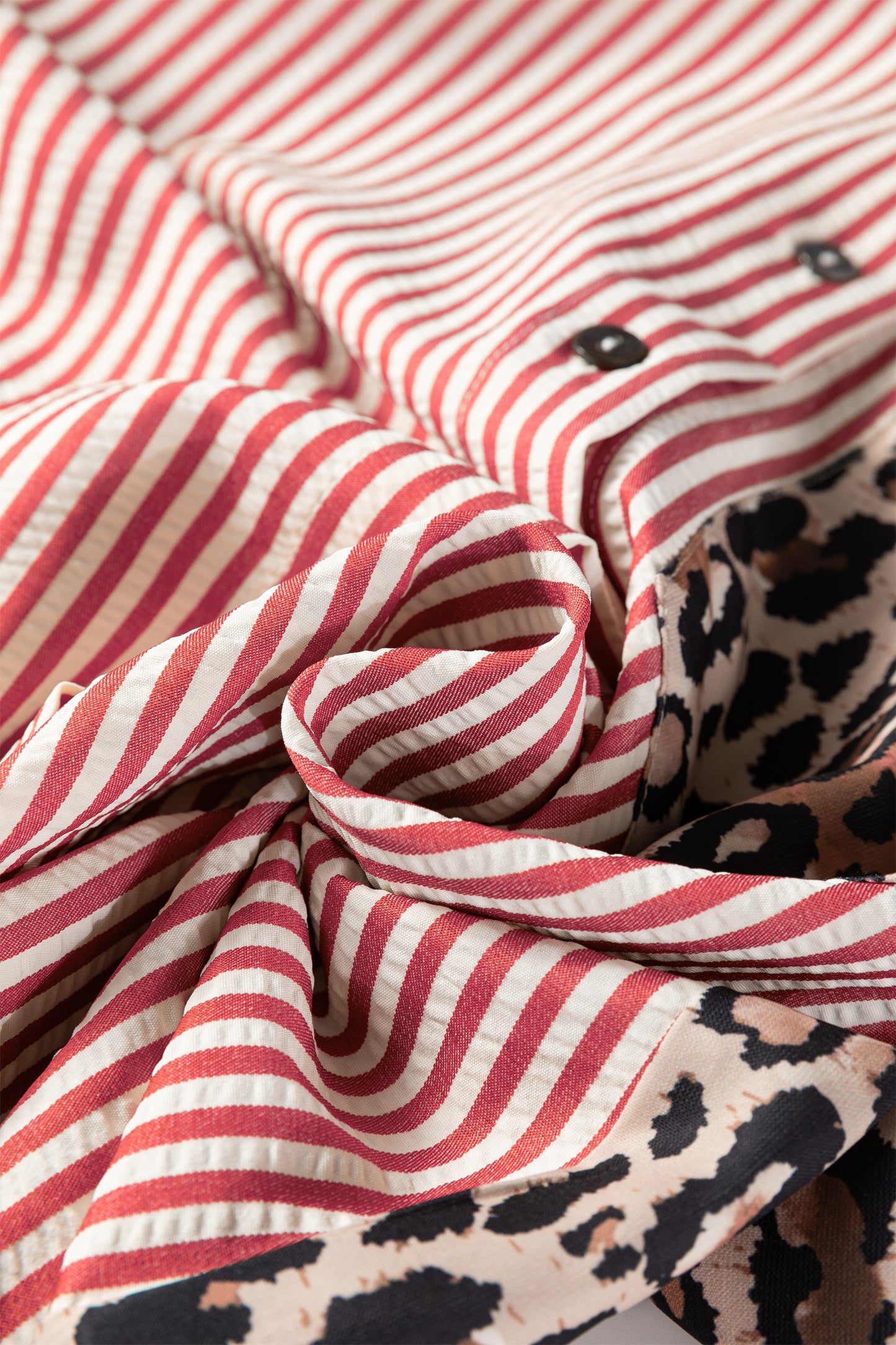 Leopard Print Button Up Shirt