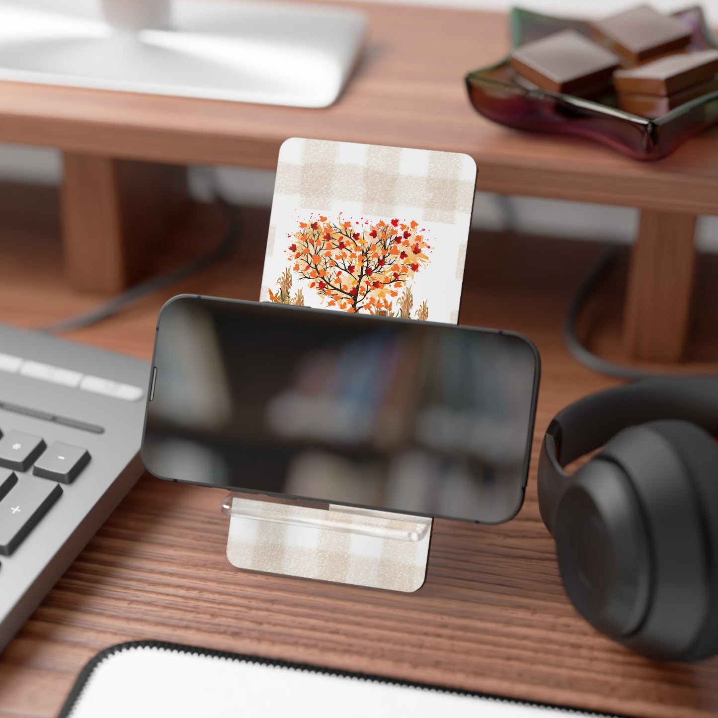 Phone Display Stand | Welcome Fall