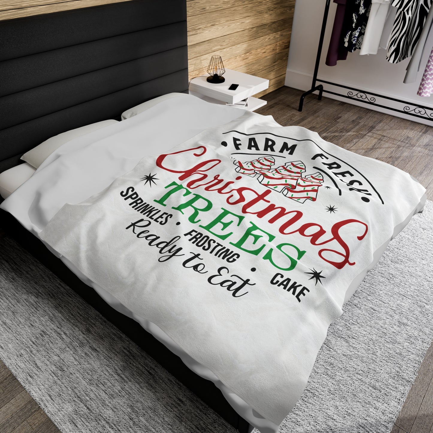 Plush Blanket | Farm Fresh Christmas Trees