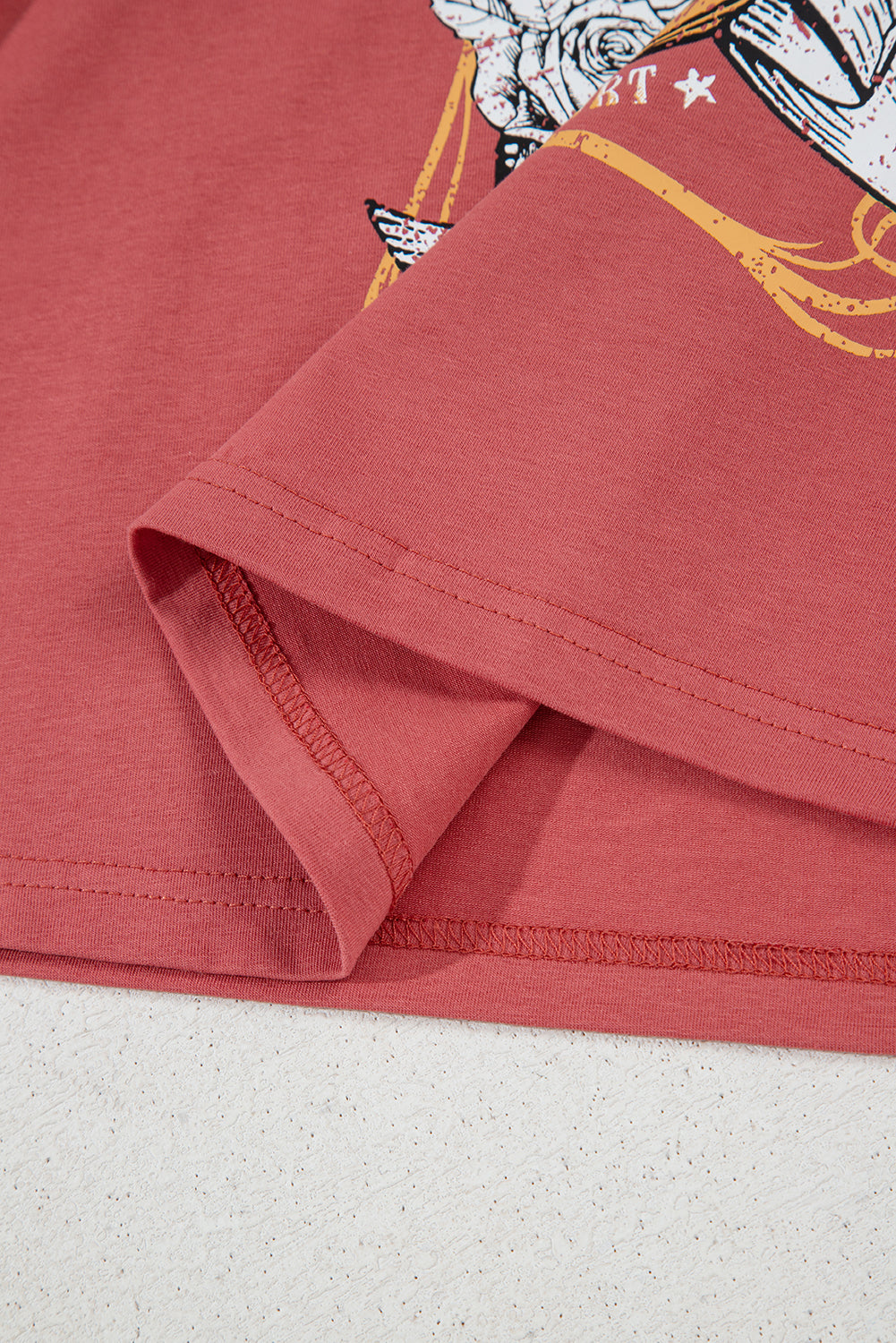 Mineral Red Nashville Music City Graphic Retro Fashion Tee