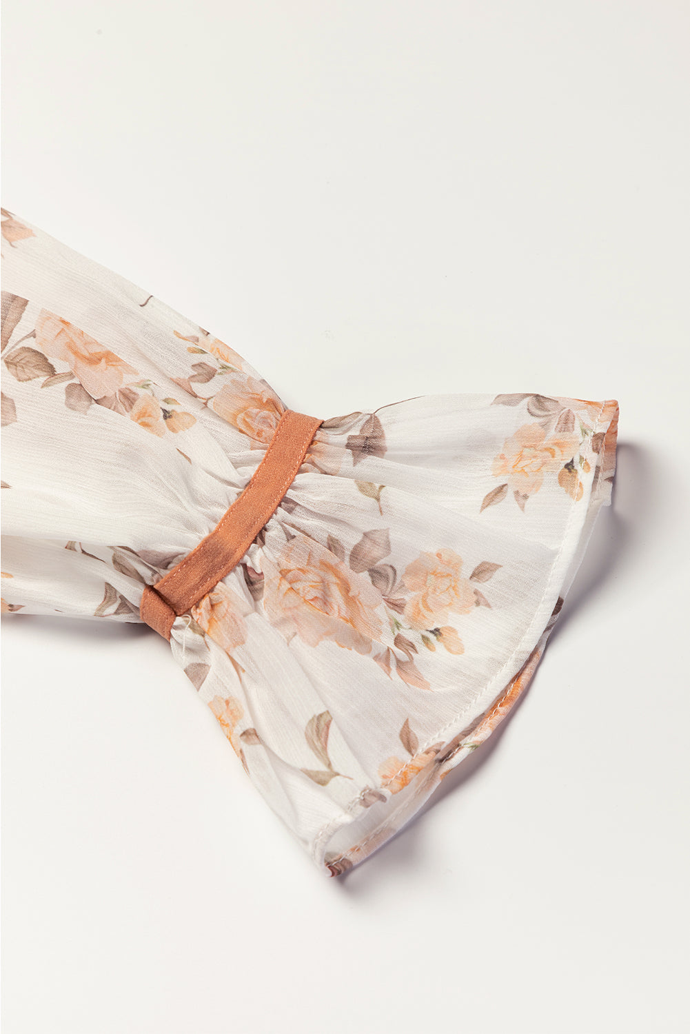 Cable Knit Flounce Sweater