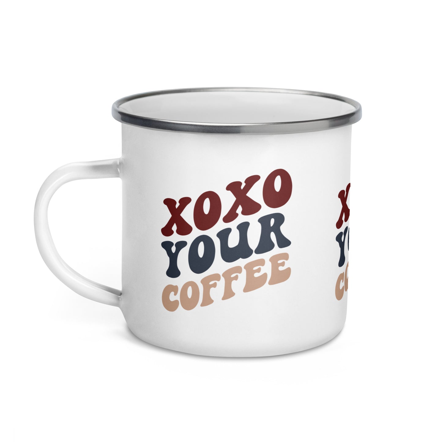 Enamel Mug | XOXO YOUR COFFEE