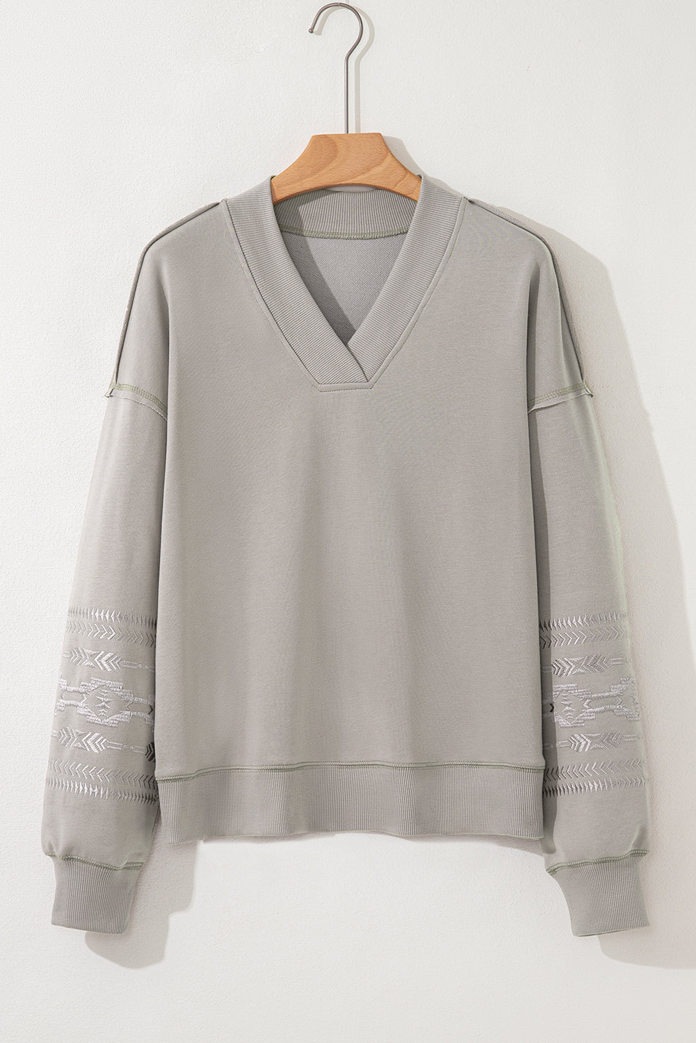 V Neck Sweatshirt