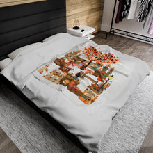 Load image into Gallery viewer, Plush Blanket | Welcome Fall
