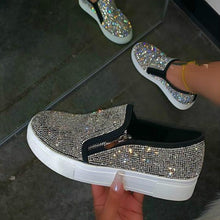 Load image into Gallery viewer, Rhinestone Flat Casual Shoes
