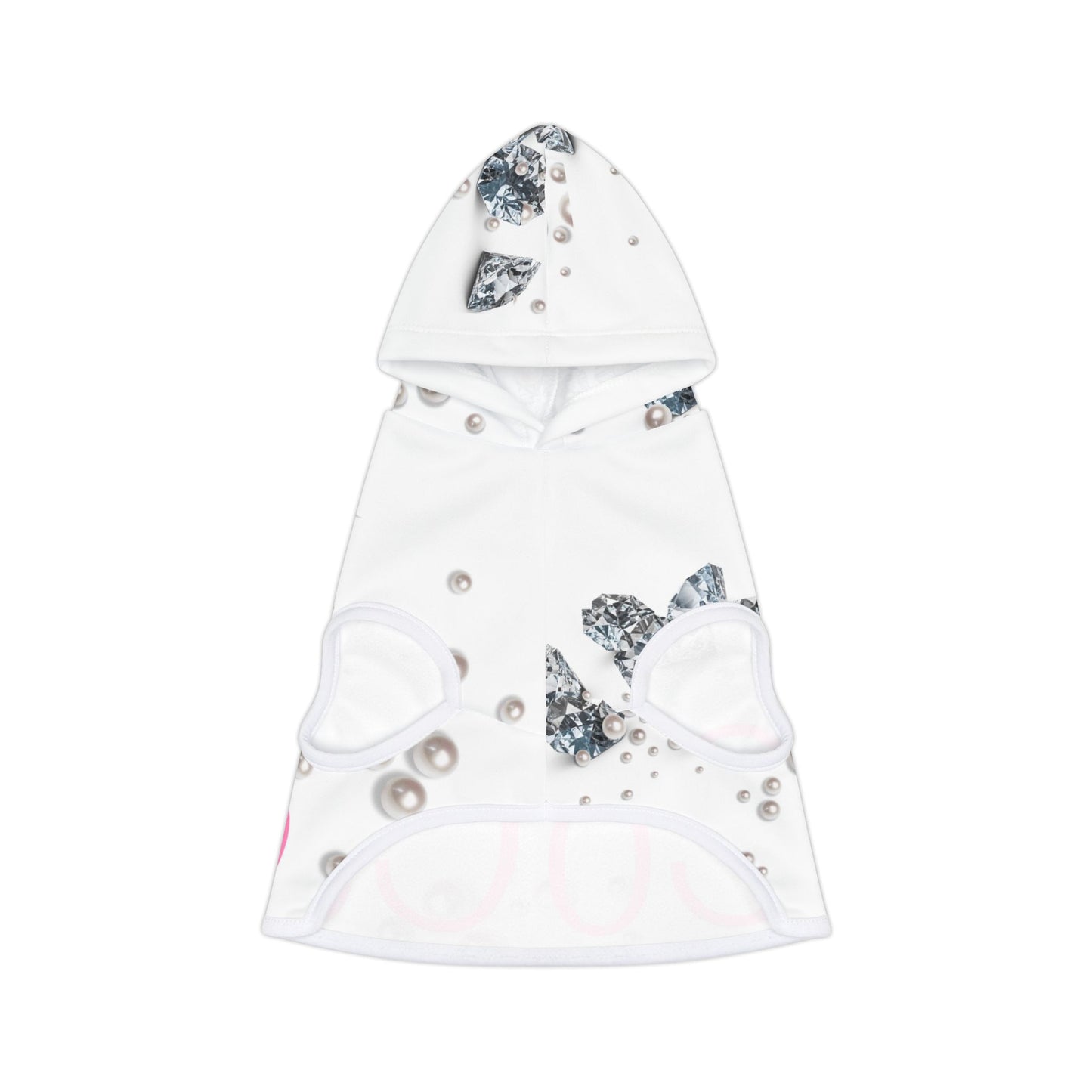 Pet Hoodie | Diamonds & Pearls Custom Pet Name