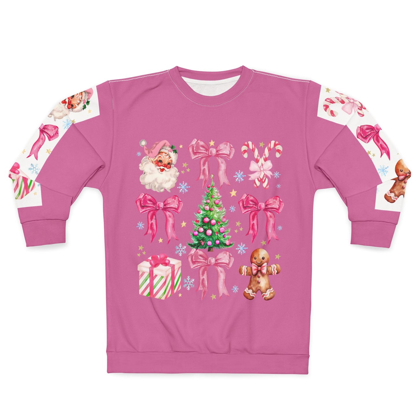 Crewneck | Pink Holiday Christmas