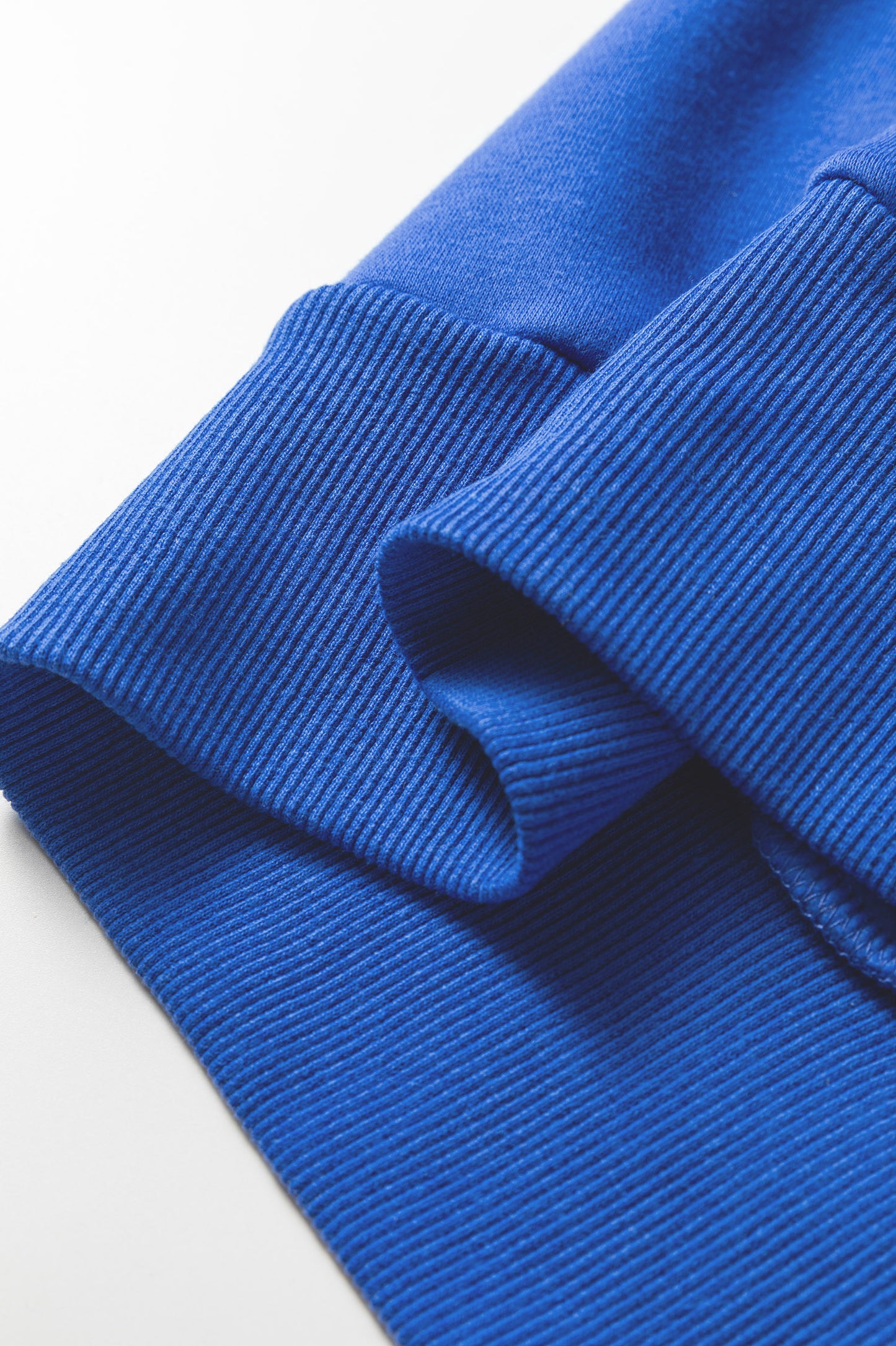 Blue Button Up Sweatshirt