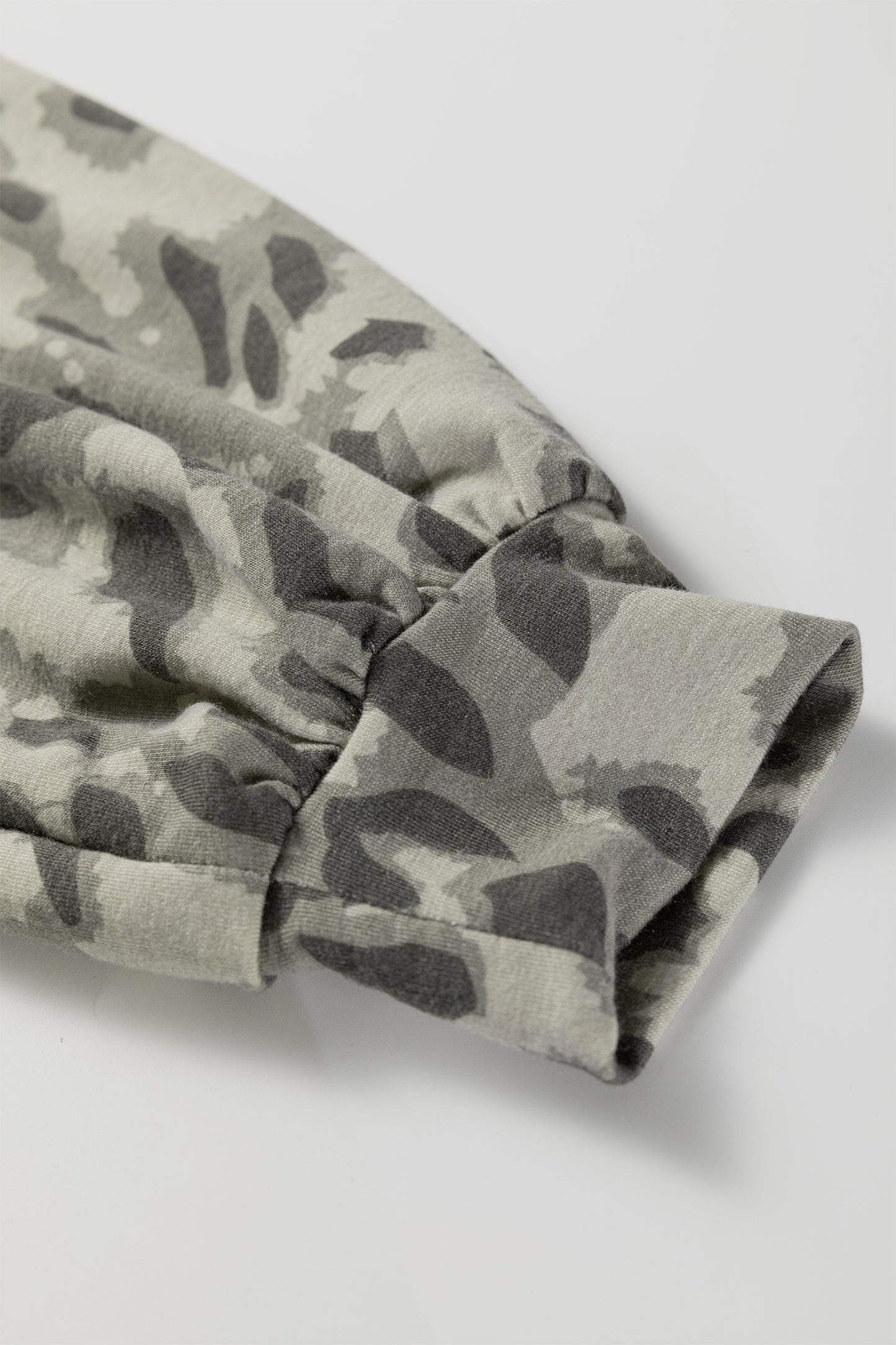 Leopard Print Pullover Drawstring Loose Pant Set