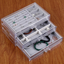 Load image into Gallery viewer, Acrylic Three-layer Drawer Jewelry Storage Display Box
