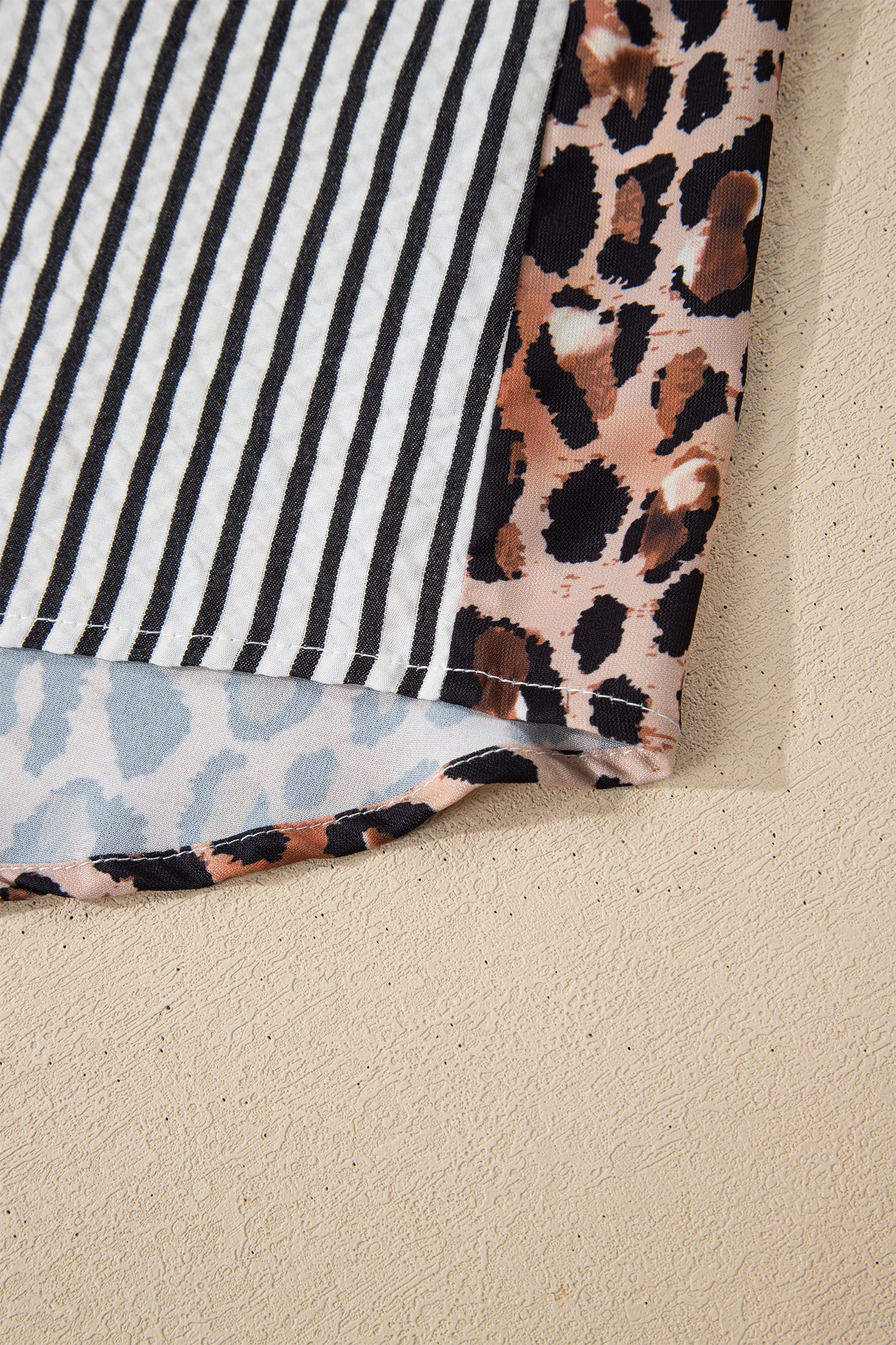 Leopard Print Button Up Shirt