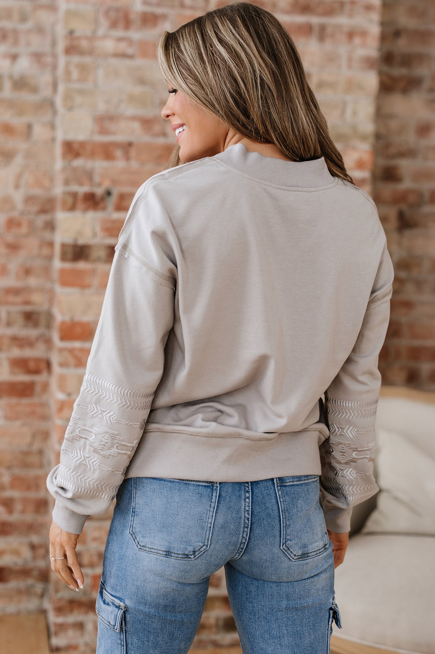 V Neck Sweatshirt
