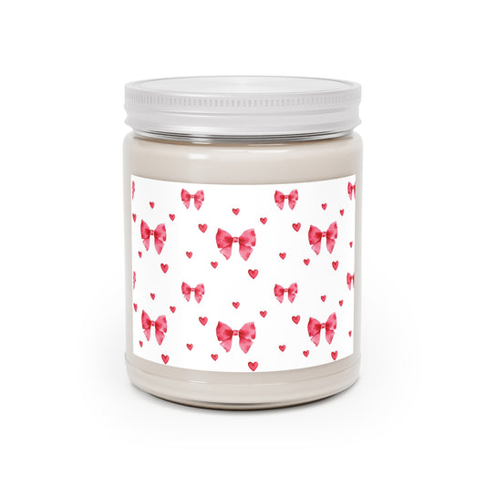 Scented Candle | Pink Bows & Hearts