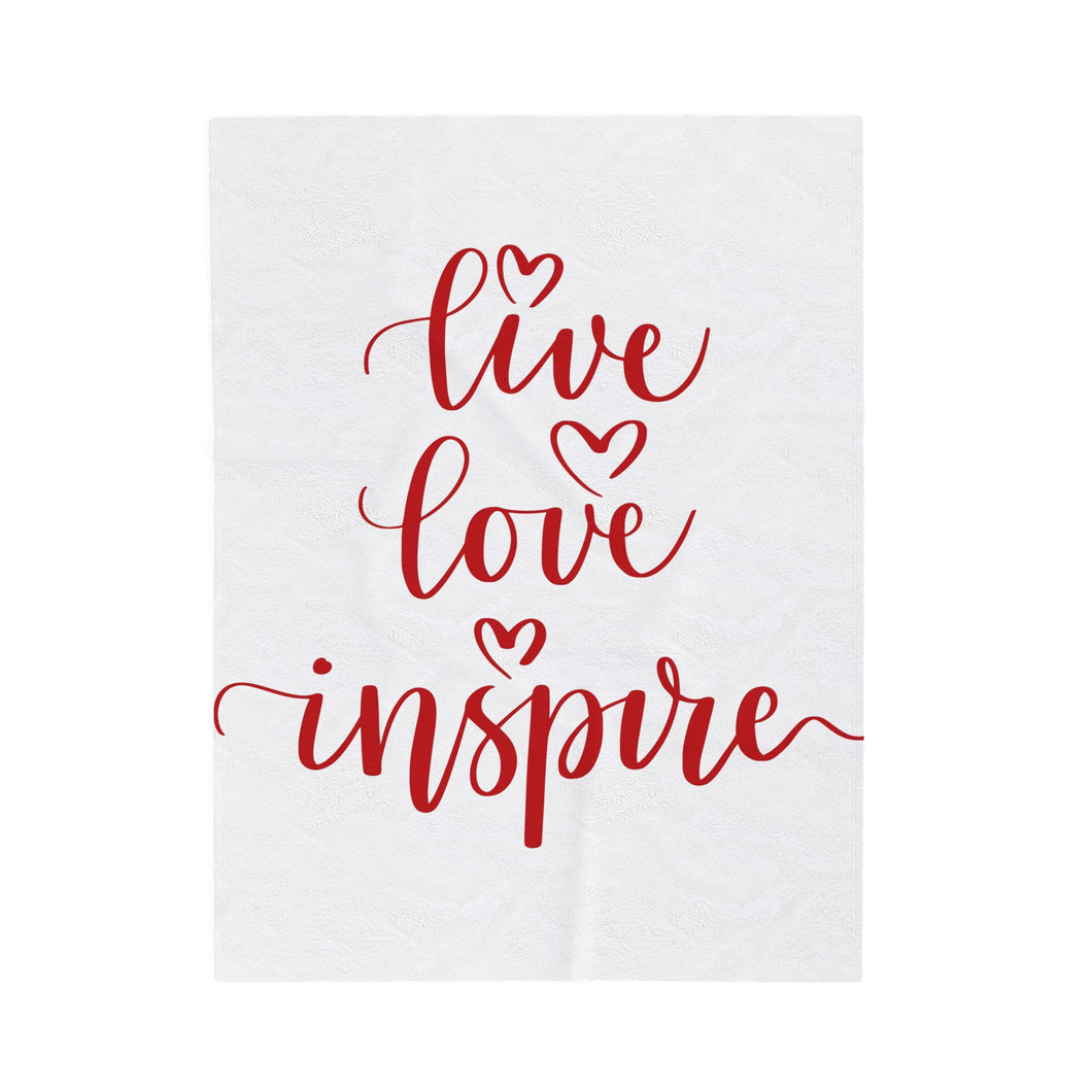 Plush Blanket | Live Love Inspire