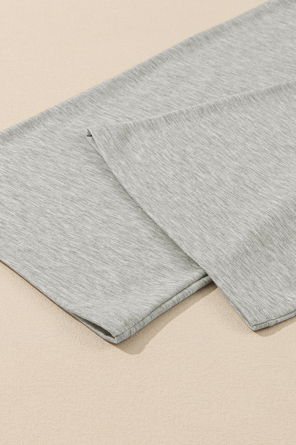 Tied Elastic High Waist Pleated Detail Solid Sweatpants