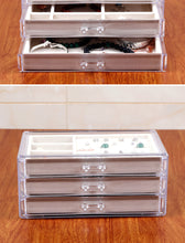 Load image into Gallery viewer, Acrylic Three-layer Drawer Jewelry Storage Display Box
