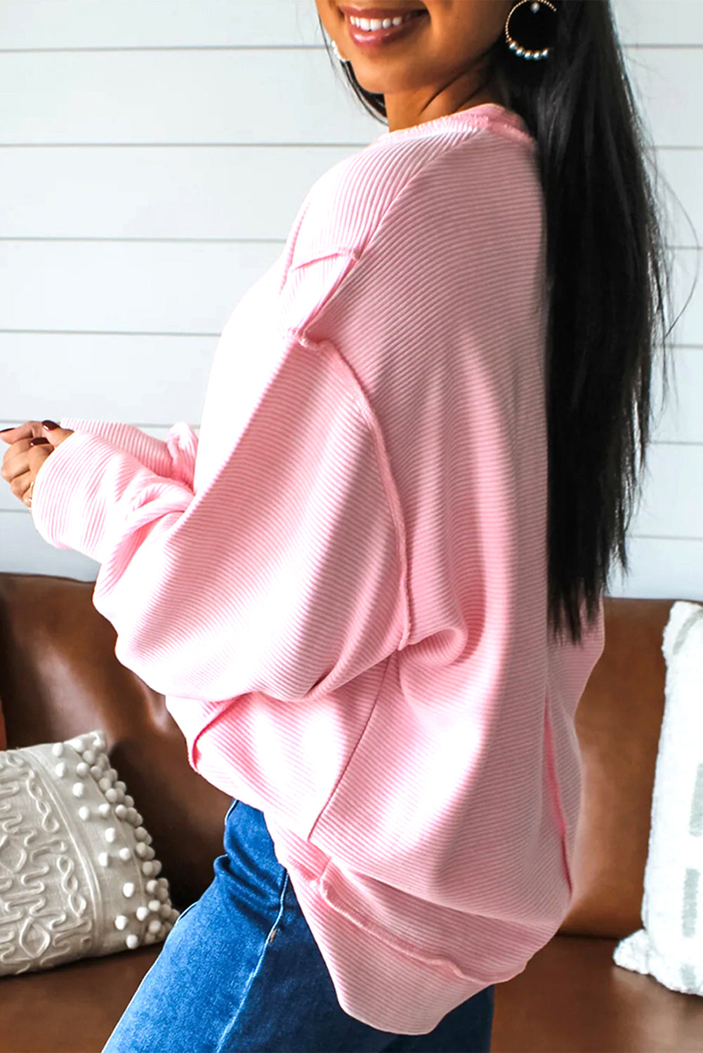 Pink Long Sleeve Top