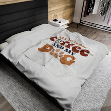 Load image into Gallery viewer, Plush Blanket | All I Need Is Coffee And My Dog
