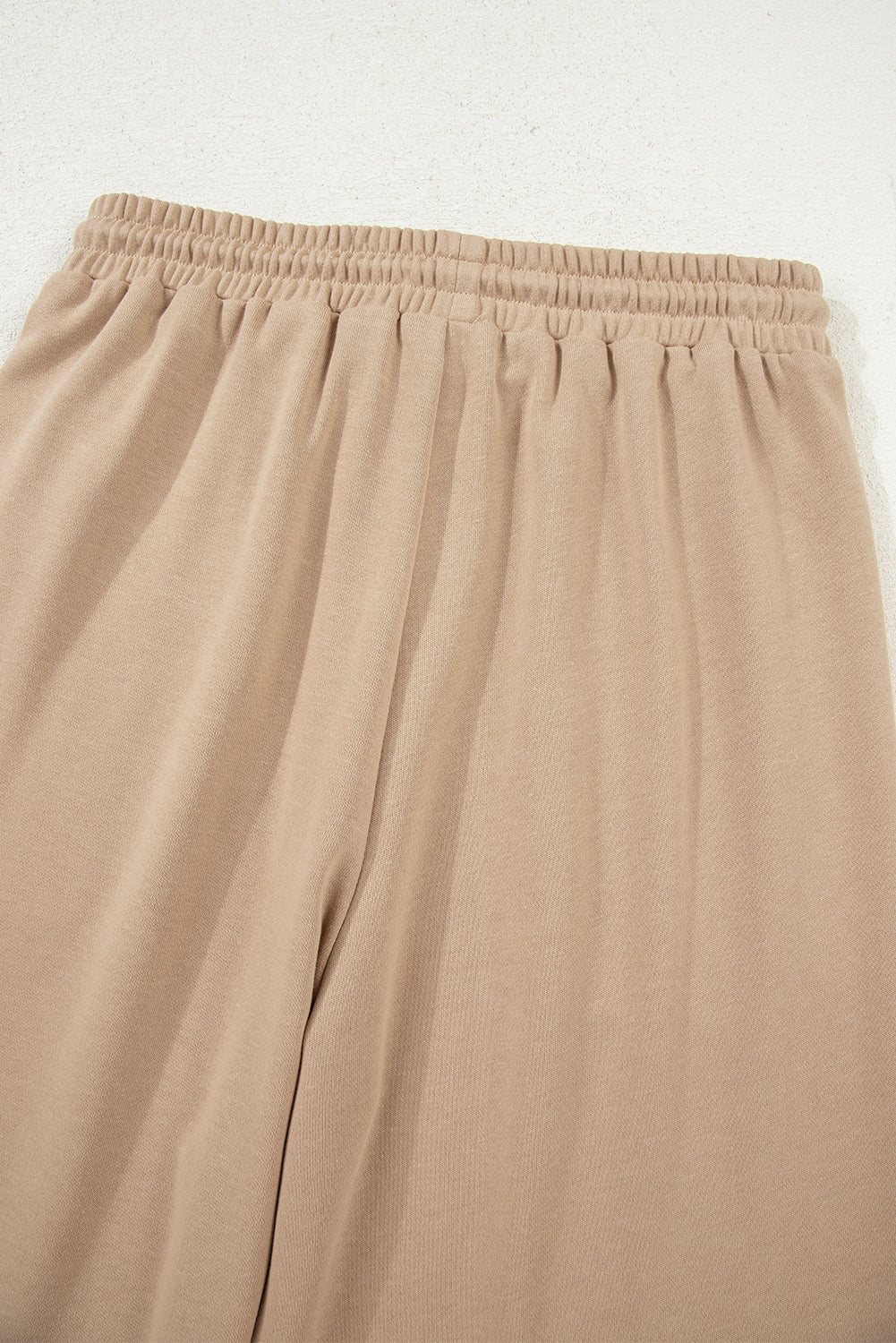 Dust Pink & Khaki Top Drawstring Pant Set