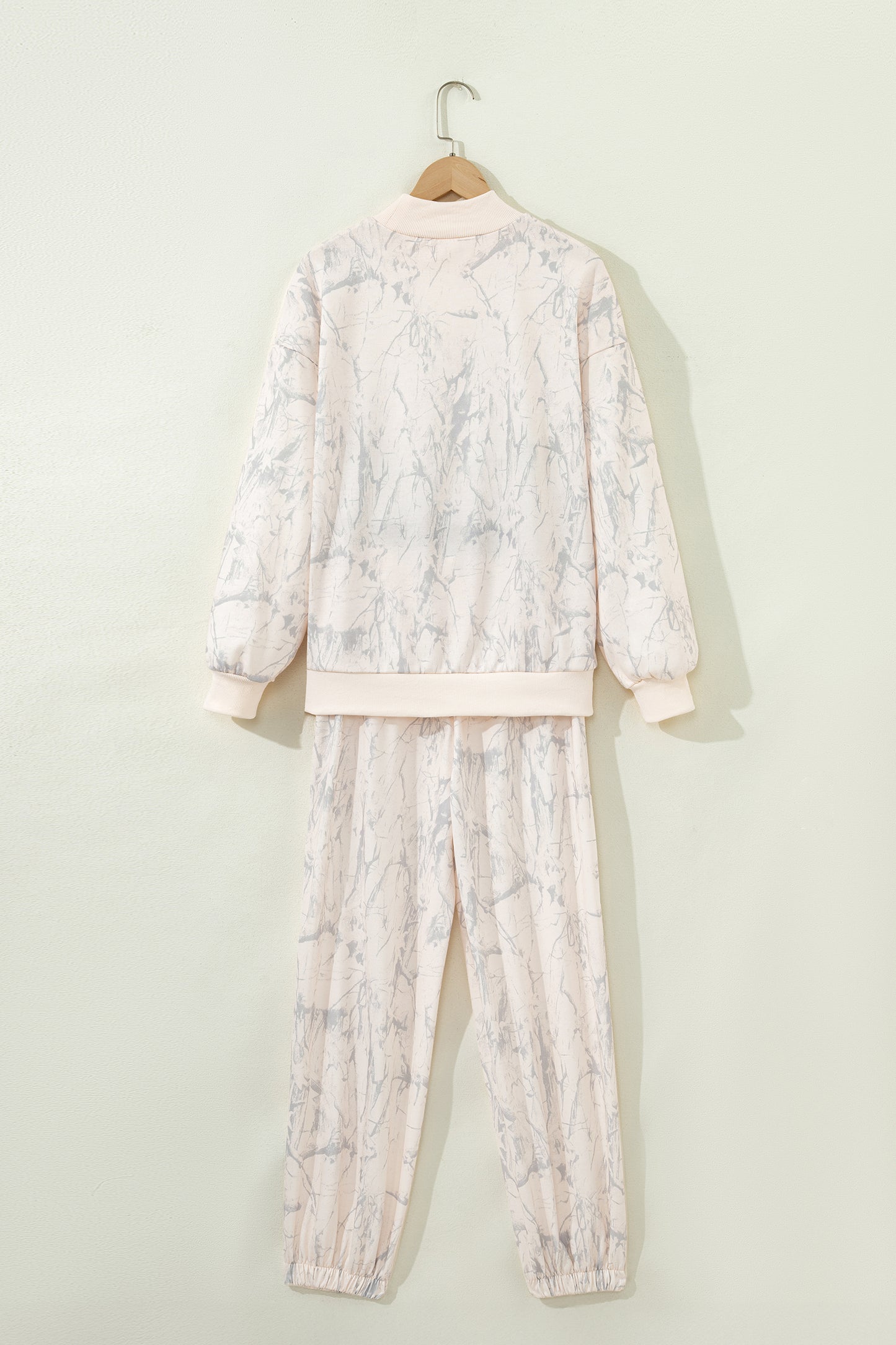Camo Print Jogger Pants Set