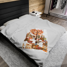 Load image into Gallery viewer, Plush Blanket | Welcome Fall
