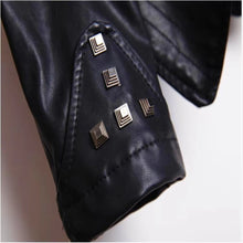 Load image into Gallery viewer, Slim Fit Tuxedo Mid Length Leather Jacket
