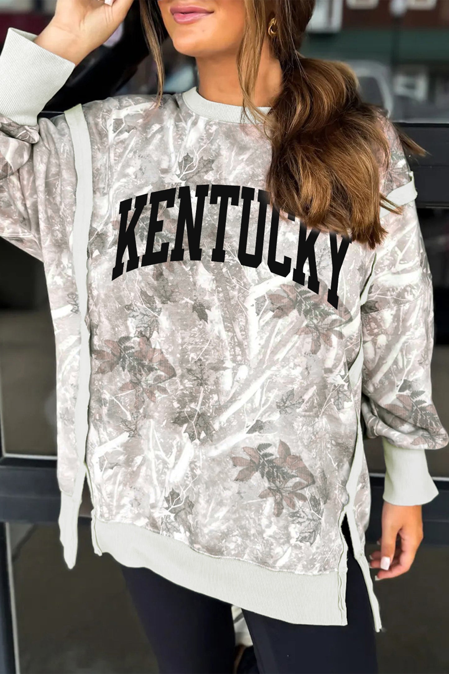Camo Kentucky Baggy Sweatshirt