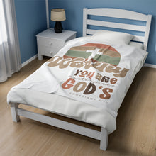 Load image into Gallery viewer, Plush Blanket | Worthy You Are Masterpiece GOD&#39;S Ephesians 2:10
