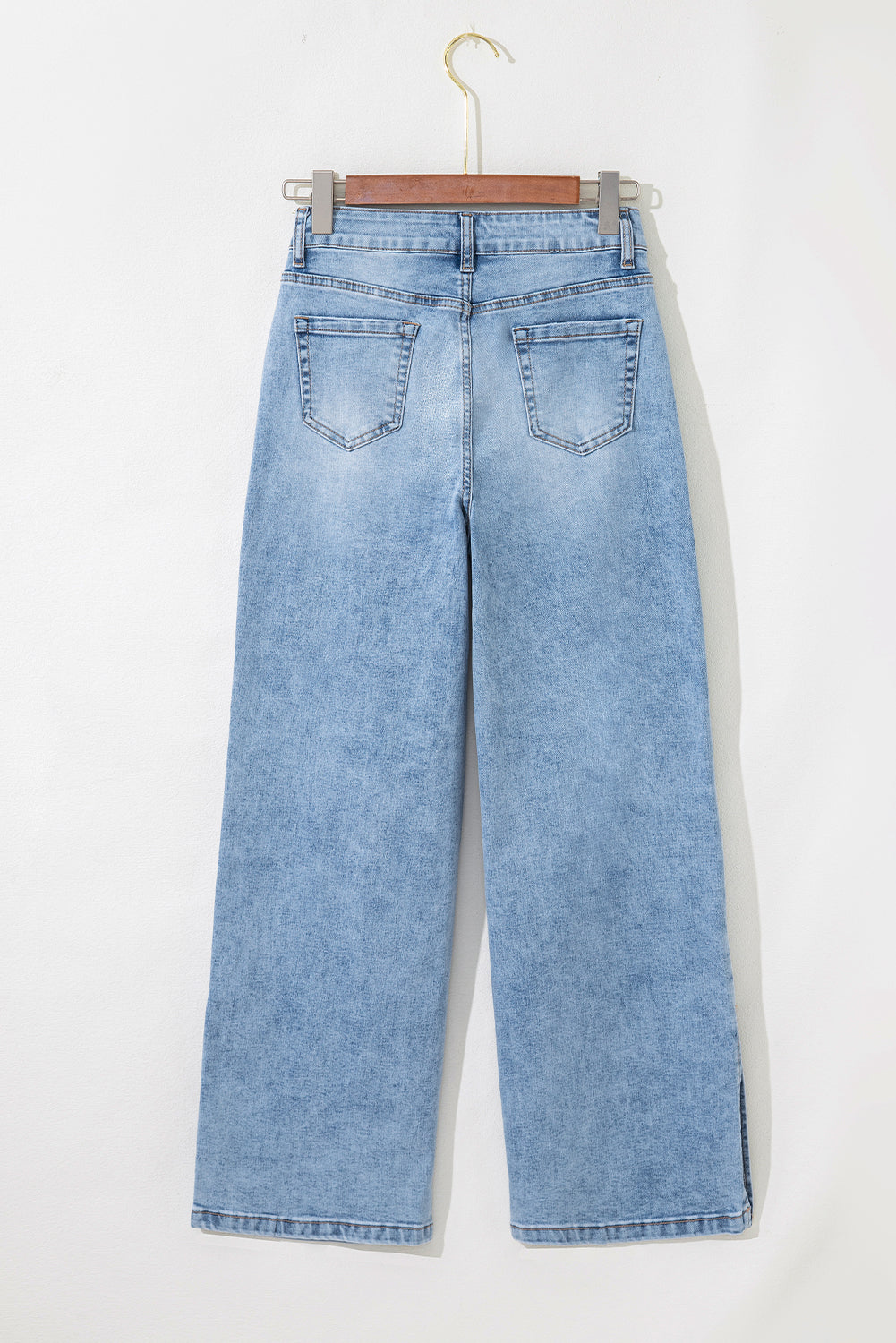 High Rise Drawstring Casual Jeans