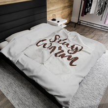 Load image into Gallery viewer, Plush Blanket | Stay Warm
