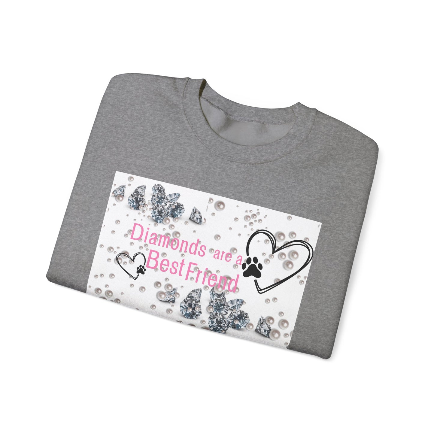 Crewneck | Diamonds Are A Paw Best Friend