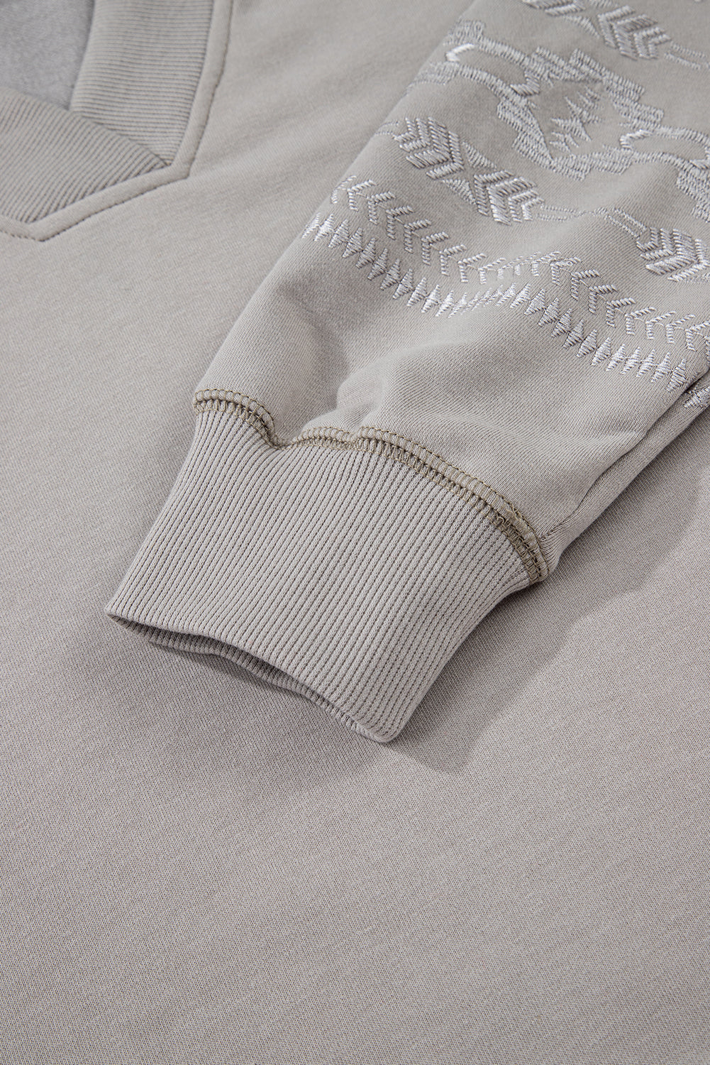 V Neck Sweatshirt