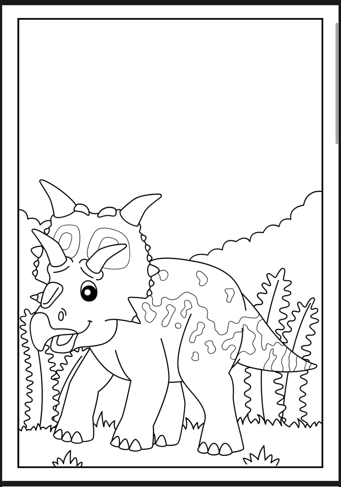 Dinosaurs Coloring Book-Digital File
