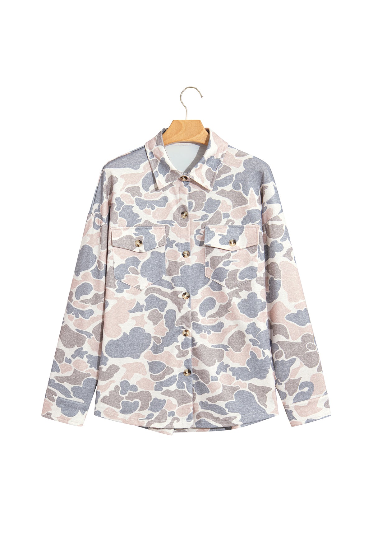Casual Camouflage Button Down
