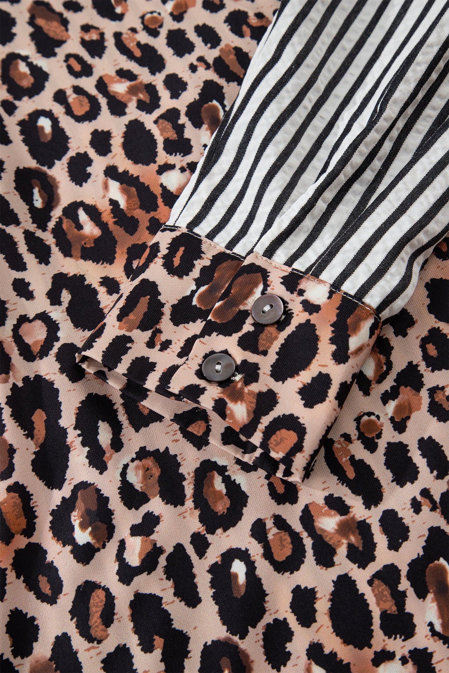 Leopard Print Button Up Shirt