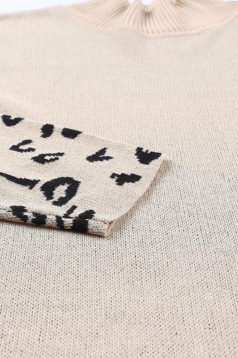 Leopard Mock Sweater