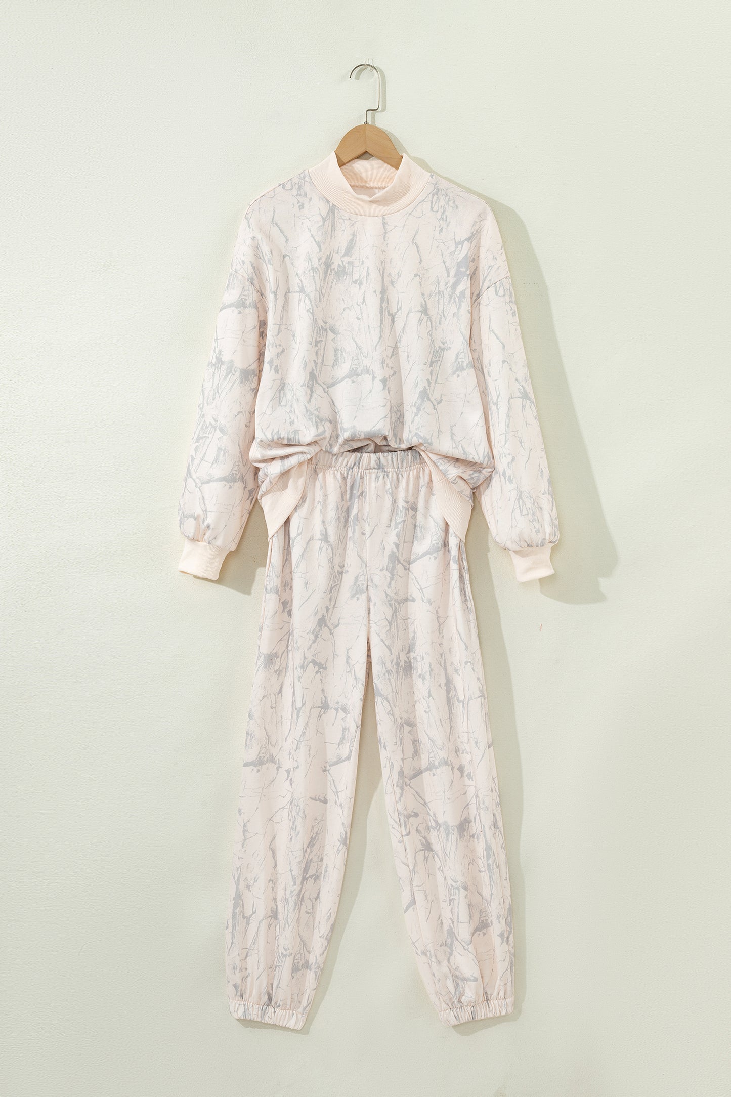 Camo Print Jogger Pants Set