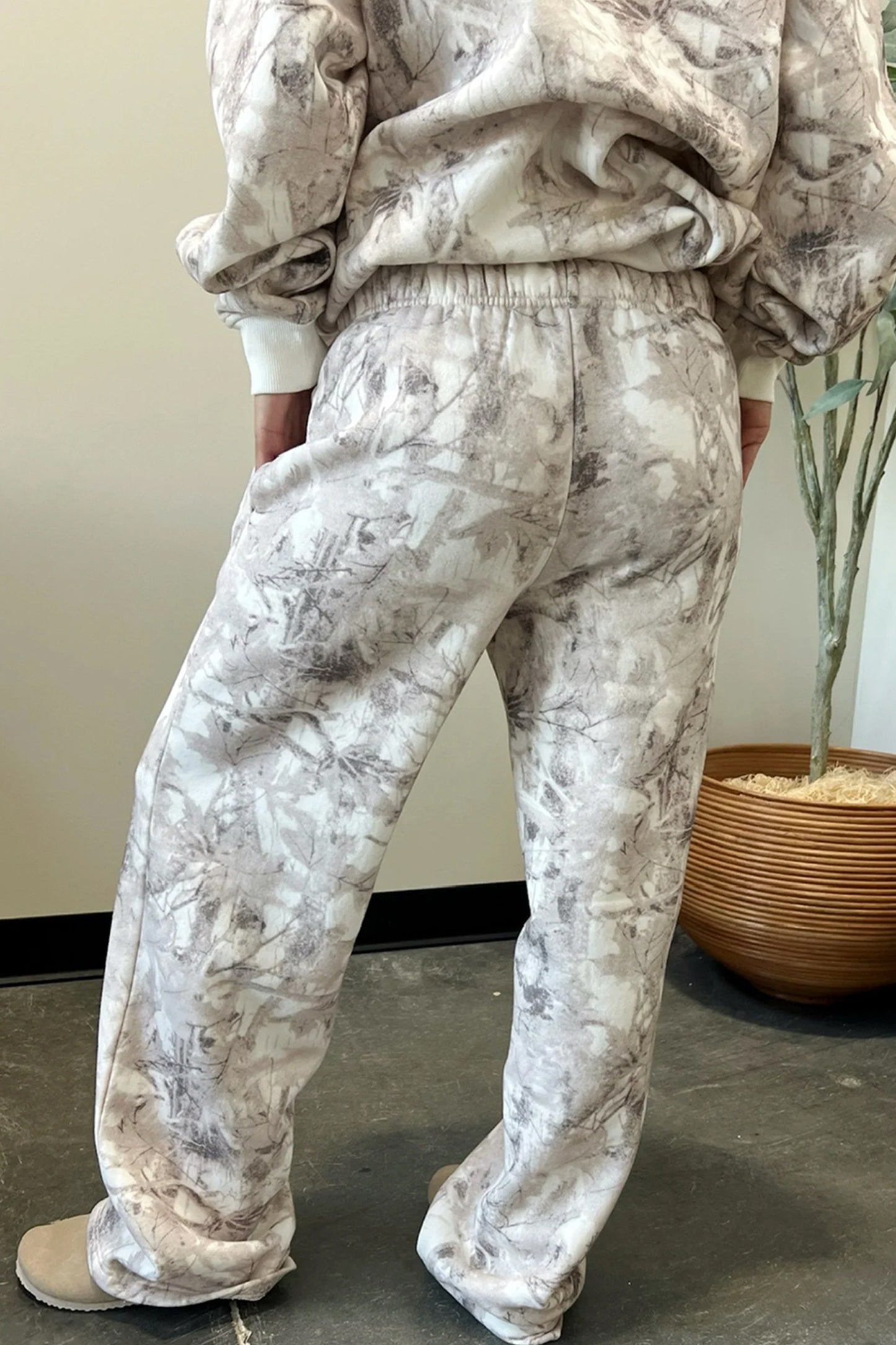 Woodland Camo Classic Hoodie and Sweatpants Set