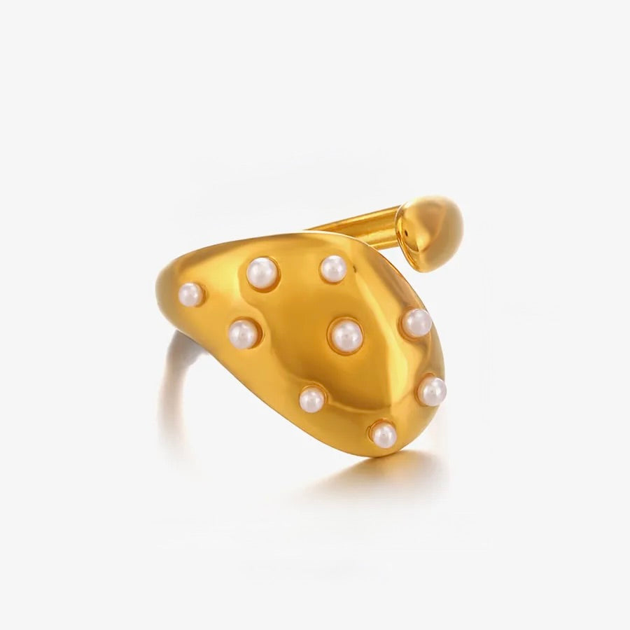 Pearl Cascade Ring