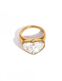 Heart Halo Ring