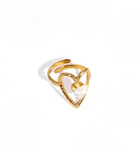 Heart Halo Ring