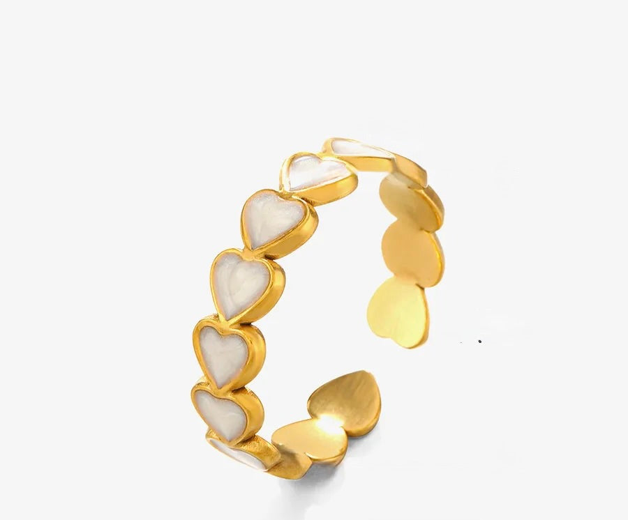 Heart Wave Ring