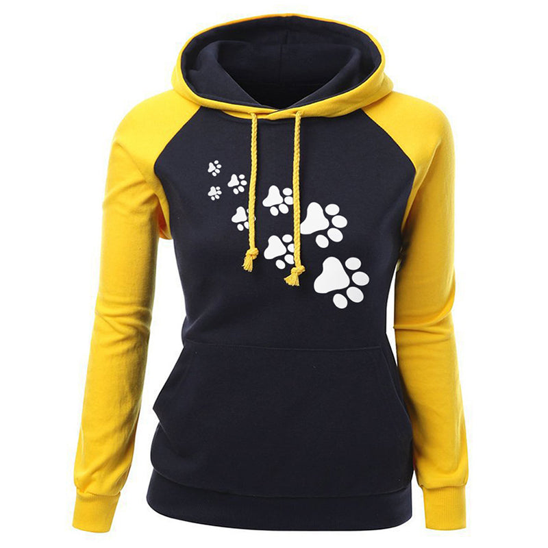 Dog Paw Print Hoodie