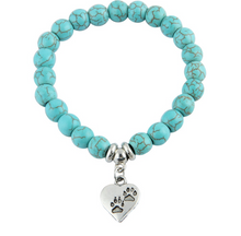 Load image into Gallery viewer, Beaded Turquoise Bracelet
