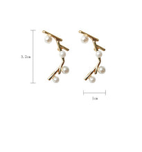Load image into Gallery viewer, Pearl Branch Earrings
